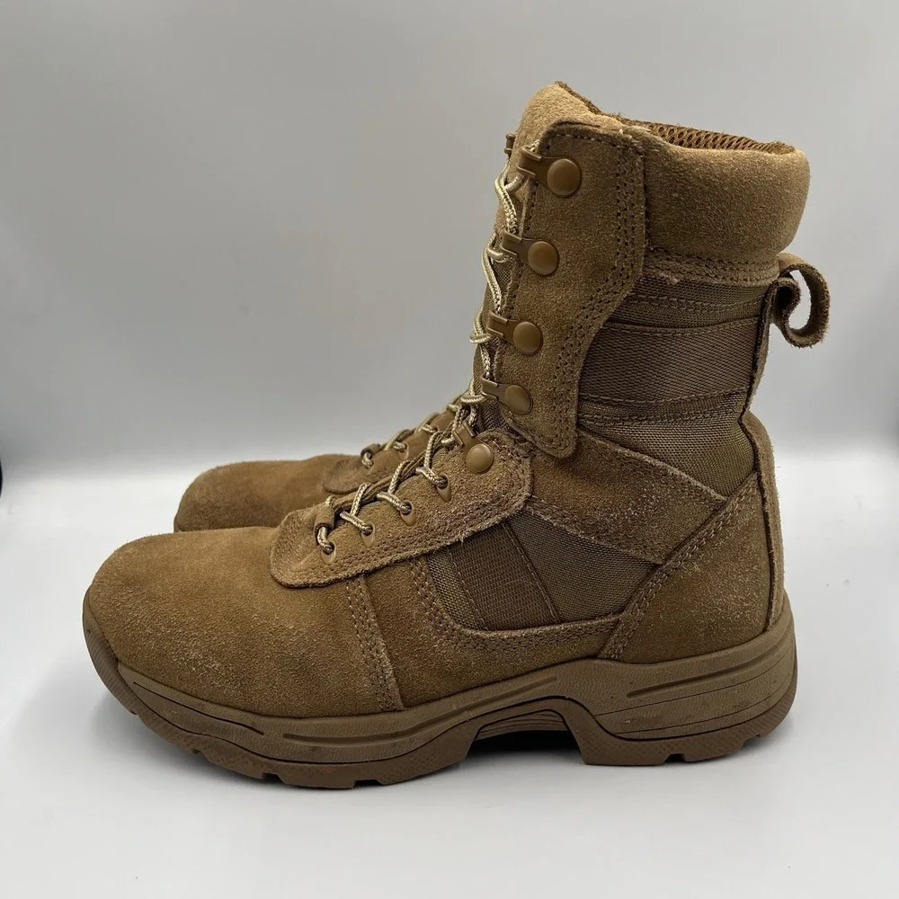 Propper Series 100 F4508 Men Tan Lace Up Military Boots AR670-1 Compliant 8.5M